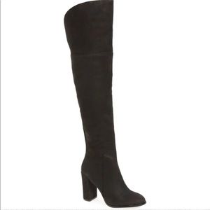 KENNETH COLE Jack Off Black Suede Leather Boots